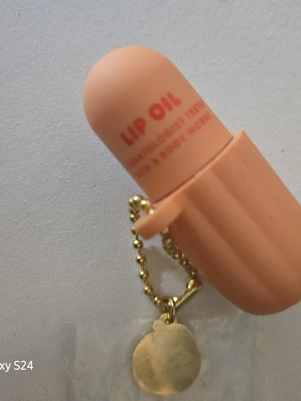Bath & Body Works Peach Lip Oil Charm - Peach